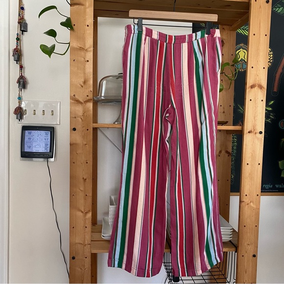 Free People Colorful Stripe La Paz Flare Pants - Picture 5 of 16